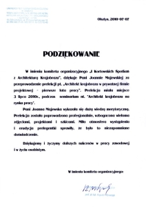 Podziękowania UWM Uniwersytet Warmińsko-Mazurski