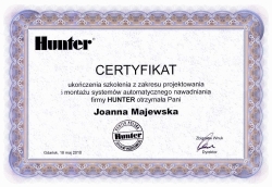 Certyfikat Hunter