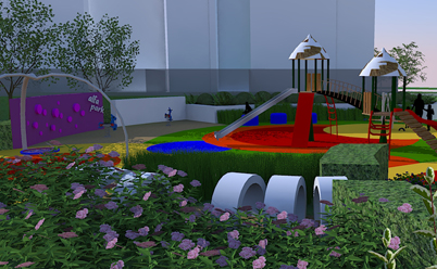 Projekt Alfa Park I - kolorowy